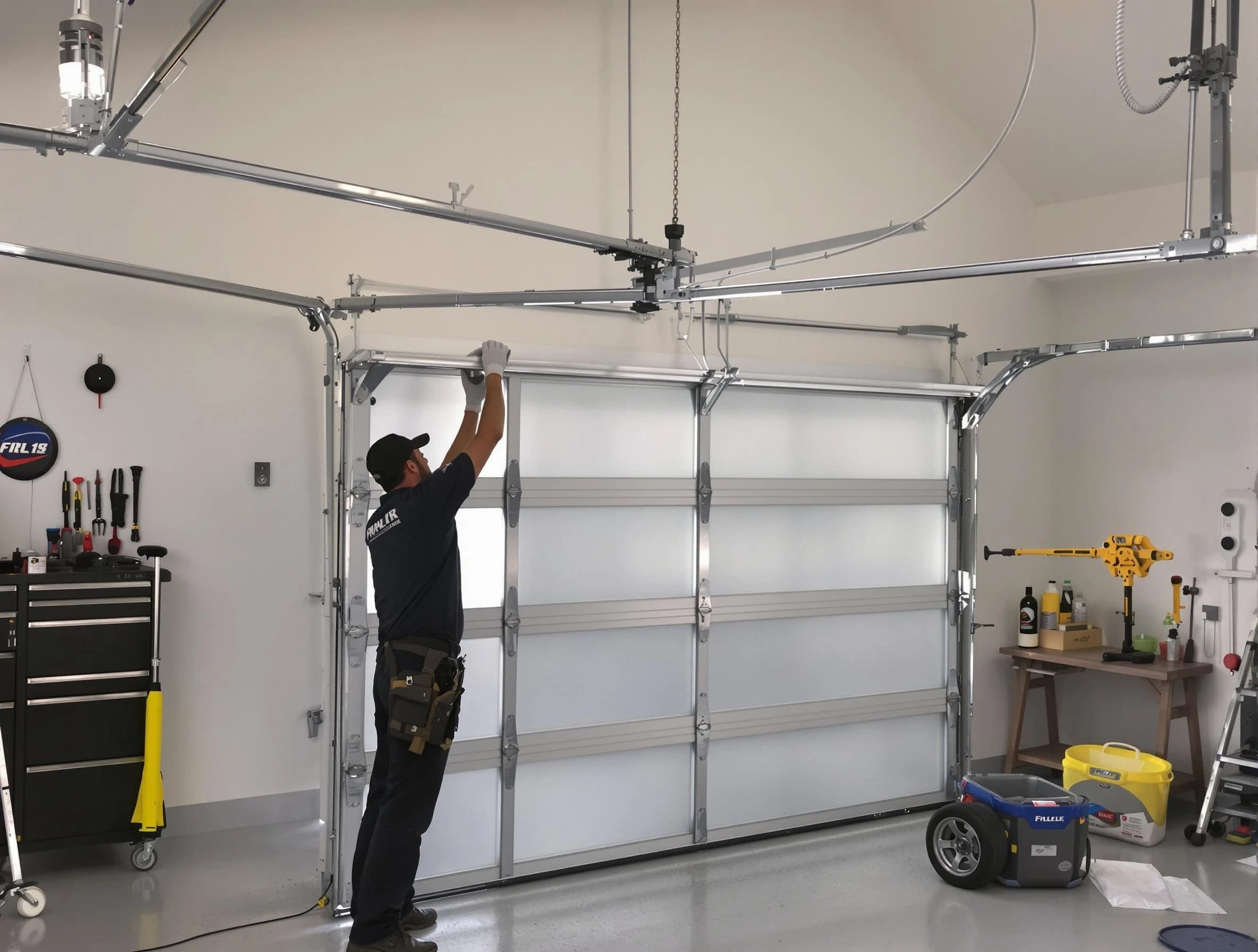 Monroeville Garage Door Repair certified team performing precision garage door installation in Monroeville
