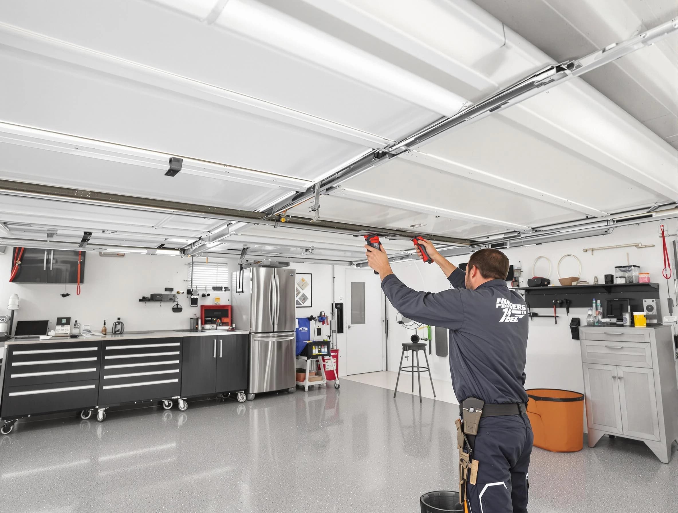 Overhead garage door repair service by Monroeville Garage Door Repair in Monroeville