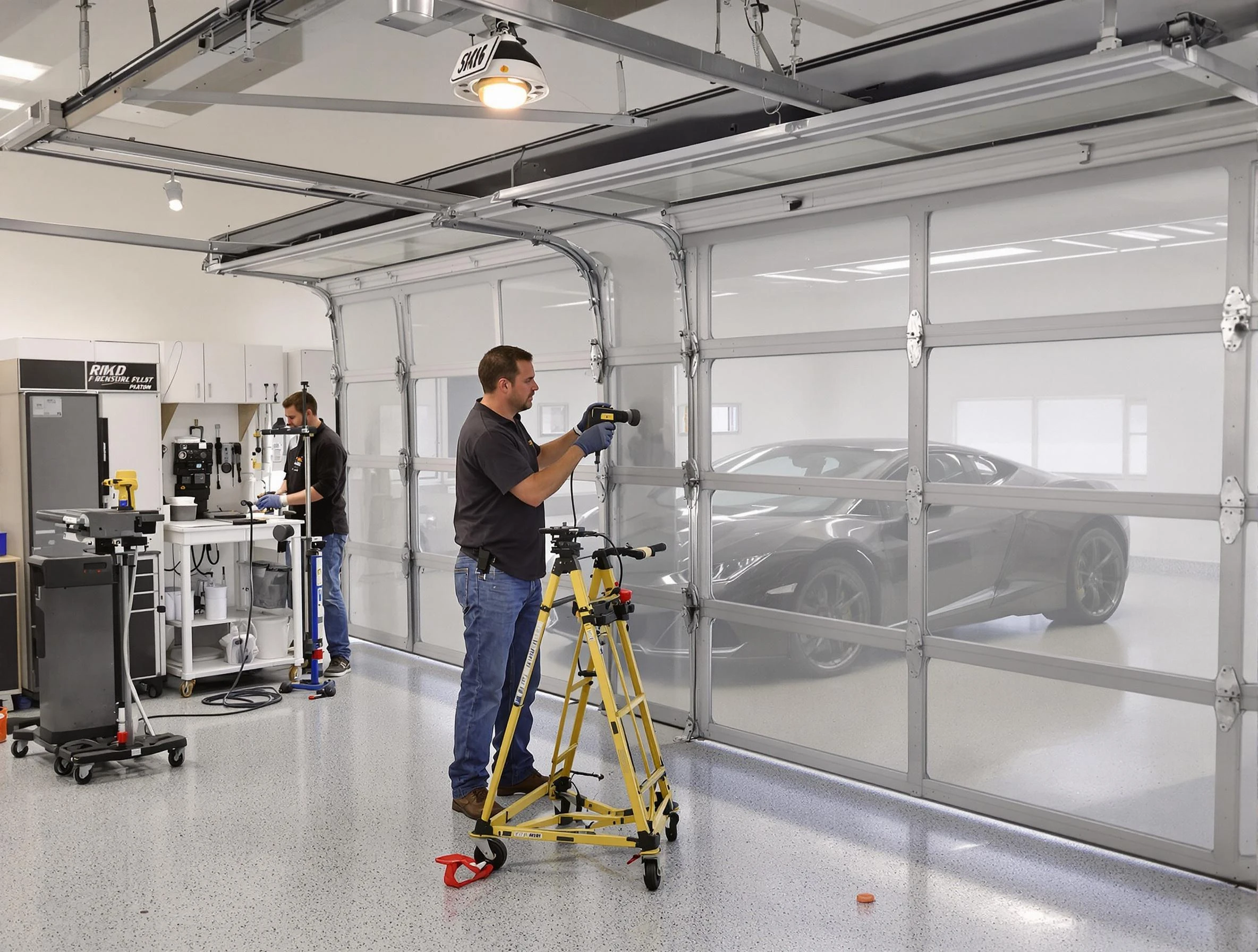 Garage Door Dents Repair in Monroeville