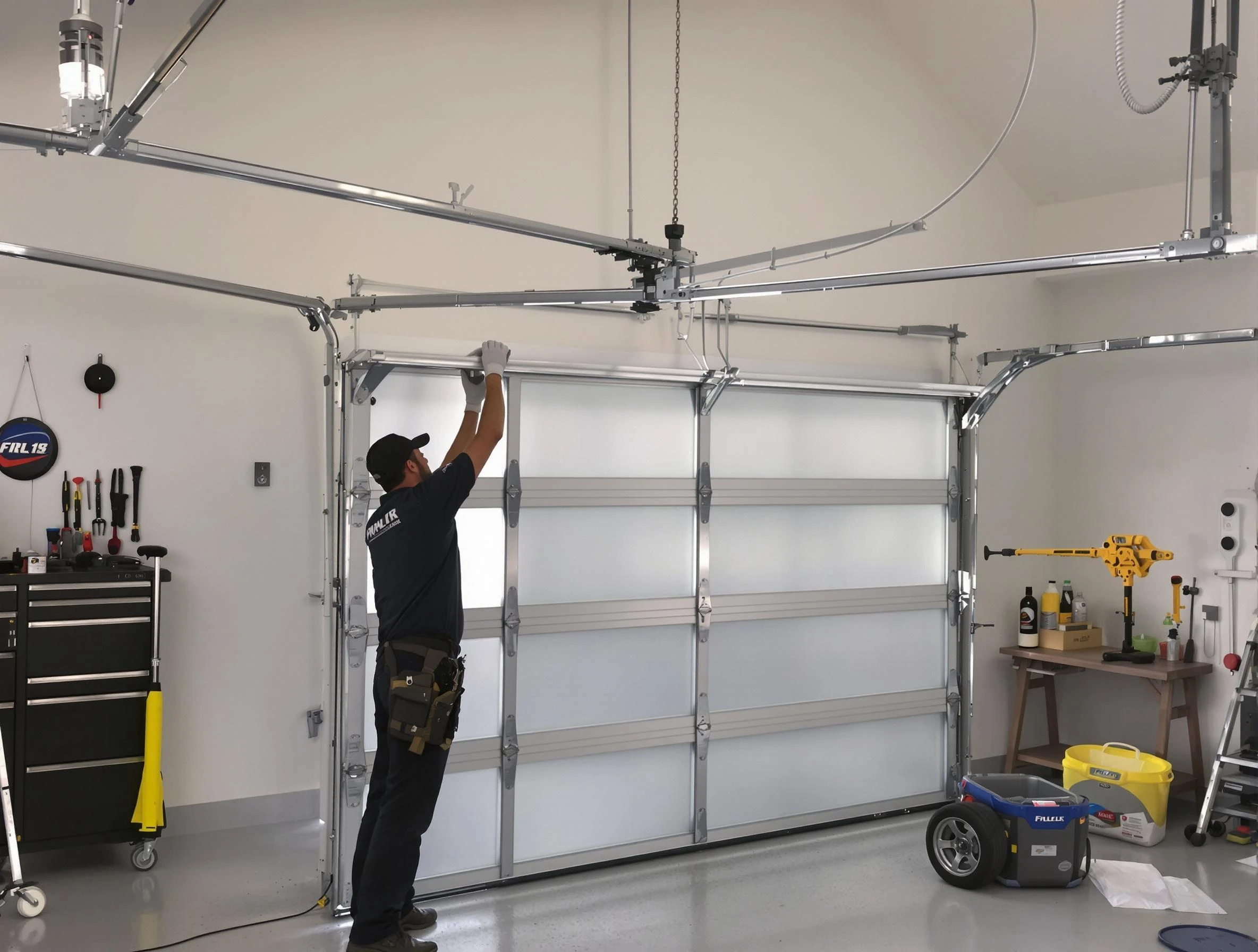 Monroeville Garage Door Repair certified team performing precision garage door installation in Monroeville