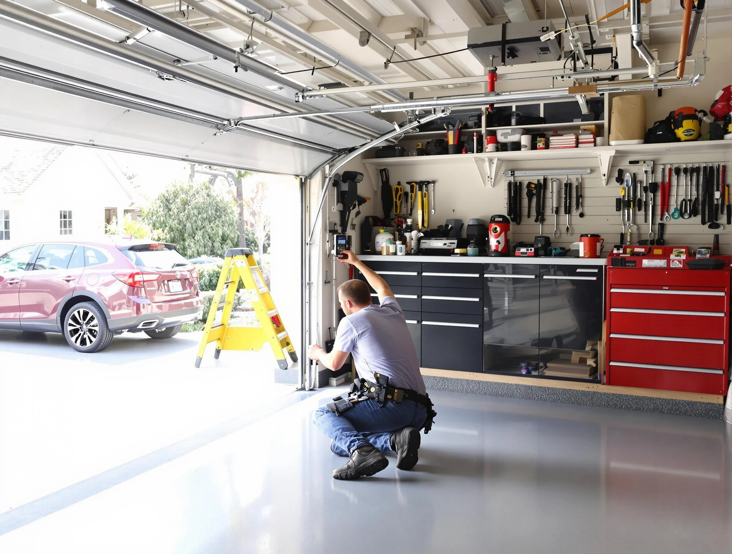 Local garage door repair service by Monroeville Garage Door Repair in Monroeville