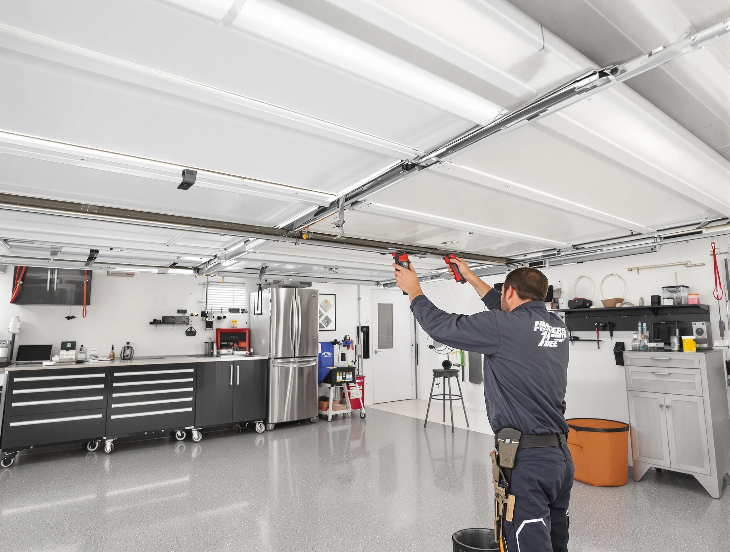 Overhead garage door repair service by Monroeville Garage Door Repair in Monroeville