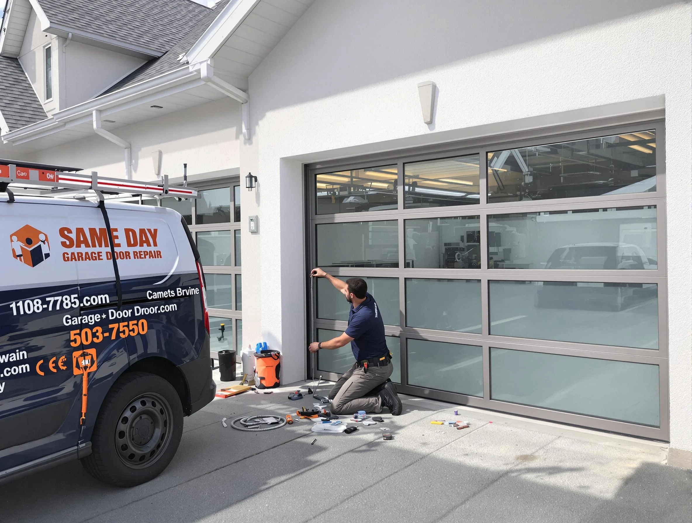 Same-day garage door repair service by Monroeville Garage Door Repair in Monroeville